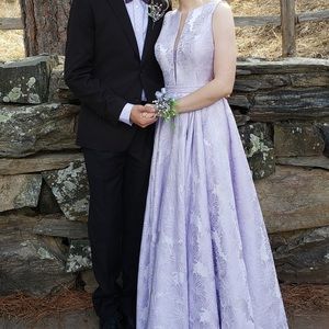 Sherri hill lavender dress